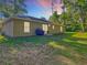 The backyard features an outdoor seating area and green space at 5092 Sw 197Th Ter, Dunnellon, FL 34431