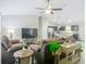 Spacious living room flowing into a modern kitchen, perfect for entertaining and Gathering gatherings at 5092 Sw 197Th Ter, Dunnellon, FL 34431