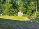 Outdoor storage shed surrounded by trees in backyard at 5092 Sw 197Th Ter, Dunnellon, FL 34431