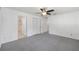 This main bedroom is spacious and leads to a bathroom and a closet at 9758 Sw 94Th Ave # A, Ocala, FL 34481