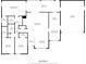 Detailed floor plan showing layout of rooms, dimensions, and total square footage at 660 Silver Pass, Ocala, FL 34472