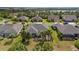 Private backyard with a screened patio, mature palm trees, and verdant lawn at 7455 Sw 97Th Terrace Rd, Ocala, FL 34481