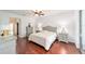 Bedroom with hardwood flooring and furnishings at 7455 Sw 97Th Terrace Rd, Ocala, FL 34481