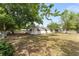 Spacious backyard featuring a large grassy area, mature trees, and a privacy fence, perfect for outdoor enjoyment at 9940 Sw 103Rd Pl, Ocala, FL 34481