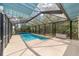Relaxing screened-in pool featuring ample space for lounge chairs and enjoying the outdoors year round at 1179 Se 170Th Ct, Silver Springs, FL 34488