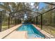 Gorgeous screened-in pool surrounded by lush landscaping creating a private outdoor oasis to enjoy year-round at 1179 Se 170Th Ct, Silver Springs, FL 34488