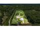 Expansive aerial view showcases the home's positioning on a large lot surrounded by lush greenery at 14171 Sw 8Th Ave, Ocala, FL 34473