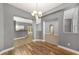 Open concept dining room area adjacent to living room and kitchen at 15087 Sw 43Rd Ct, Ocala, FL 34473