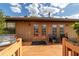 A beautiful wooden deck and outdoor seating area provide a tranquil outdoor space at 2045 Se 32Nd St, Ocala, FL 34471