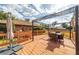 Spacious wood deck with an outdoor dining area, perfect for entertaining at 2045 Se 32Nd St, Ocala, FL 34471