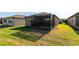 Lush backyard featuring a screened-in lanai at 6132 Sw 94Th Ter, Ocala, FL 34481