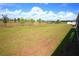 Expansive backyard featuring lush green grass, newly planted trees, and clear blue skies at 7429 Sw 61St St, Ocala, FL 34474