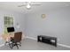 Office area with tiled floors, natural light, and desk space at 838 Nw 124Th Street, Citra, FL 32113