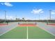 Exterior view of the community pickleball courts featuring professional court surface and tall fencing at 8693 Sw 76Th Ln, Ocala, FL 34481