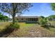 Cozy home's backyard with a screen porch for relaxing and enjoying the view of the property at 10668 Sw 85Th Ter, Ocala, FL 34481