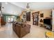 Warm, inviting living room with beautiful decor and tile floors at 1114 Hickory Rd, Ocala, FL 34472