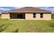 Well-maintained backyard featuring a covered patio and ample green space at 15407 Sw 59Th Avenue Rd, Ocala, FL 34473