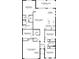 Detailed floor plan showcasing the layout of the home, including room dimensions and features at 3080 Canopy Oak Blvd, Wildwood, FL 34785