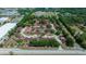 Overhead aerial shot of community with well-maintained lawns and mature trees at 3449 Sw 19Th St, Ocala, FL 34474