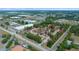 An aerial perspective of the property, showing the layout of the community and street access at 3449 Sw 19Th St, Ocala, FL 34474