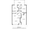Floor plan layout of the property, showing room dimensions and overall square footage at 3449 Sw 19Th St, Ocala, FL 34474