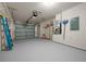 Spacious two-car garage with new door and plenty of storage space at 3449 Sw 19Th St, Ocala, FL 34474