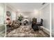 Bright office space featuring a stylish desk, chair, and plantation shutters at 10082 Sw 82Nd Place Rd, Ocala, FL 34481