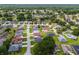 Beautiful aerial view of a well-maintained community with mature trees and green spaces at 11146 Sw 68Th Ct, Ocala, FL 34476