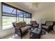 Enclosed Lanai with views of the golf course at 15691 Sw 11Th Court Rd, Ocala, FL 34473