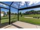Screened in lanai with picturesque views of the golf course at 15691 Sw 11Th Court Rd, Ocala, FL 34473