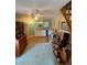 Cozy living area with a kitchen, showcasing a functional layout and comfortable living space at 4145 Se 3Rd St, Ocala, FL 34471