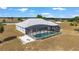 Enclosed screened in pool and patio area at 5489 Nantahala Ln, Lady Lake, FL 32159