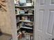Walk-in pantry featuring lots of storage space for appliances and food at 9129 Sw 193Rd Cir, Dunnellon, FL 34432
