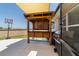 Outdoor kitchen with counter and bar and BBQ area offer great entertaining at 9595 Sw 51St Cir, Ocala, FL 34476