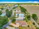 Aerial view of a neighborhood, showing the home's location and surroundings at 11945 Se 171St Loop, Summerfield, FL 34491