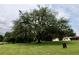 A very old grand tree stands proudly over a well maintained lawn in a picturesque country setting at 16850 Se 19Th Ct, Summerfield, FL 34491