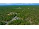 An elevated view of the surrounding forests, fields, and neighborhood streets at 23737 Nw Mallard Ave, Dunnellon, FL 34431