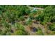 An aerial view of the home's forest surroundings at 23737 Nw Mallard Ave, Dunnellon, FL 34431