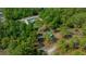 An aerial view of the house and property at 23737 Nw Mallard Ave, Dunnellon, FL 34431