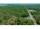 A high-angle view of a house located near a lush forest and open fields, capturing the essence of rural living at 23737 Nw Mallard Ave, Dunnellon, FL 34431