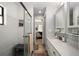 Modern main bathroom features a tiled shower with a glass door and updated vanity at 3250 Sw 46Th Ave, Ocala, FL 34474