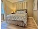 Comfortable bedroom with a stylish bed, soft lighting, and neutral decor for a relaxing ambiance at 4513 Nw 30Th Pl, Ocala, FL 34482