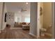 Spacious living room featuring hardwood floors and comfortable seating at 5515 Se 91St St, Ocala, FL 34480