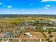 Aerial view of the home and lot boundaries in a beautiful, quiet neighborhood at 6045 Se 99Th Pl, Belleview, FL 34420