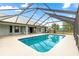 Inviting screened-in pool area with a spacious deck perfect for entertaining and enjoying the outdoors at 6045 Se 99Th Pl, Belleview, FL 34420