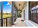 Inviting screened front porch, perfect for enjoying serene views and a breath of fresh air at 6045 Se 99Th Pl, Belleview, FL 34420