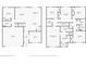 Detailed floorplan showcasing the layout of the first and second floors of the home at 8617 Triumph Cir, Wildwood, FL 34785