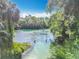 Beautiful river surrounded by lush trees and vegetation, creating a tranquil scene at 9525 Sw 200 Ct, Dunnellon, FL 34431