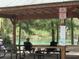 Picturesque view of crystal-clear water from a shaded outdoor pavilion at 9711 Sw 196Th Cir, Dunnellon, FL 34432