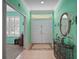 Inviting foyer showcasing tile flooring and double entry doors at 12165 Se 91St Ave, Summerfield, FL 34491